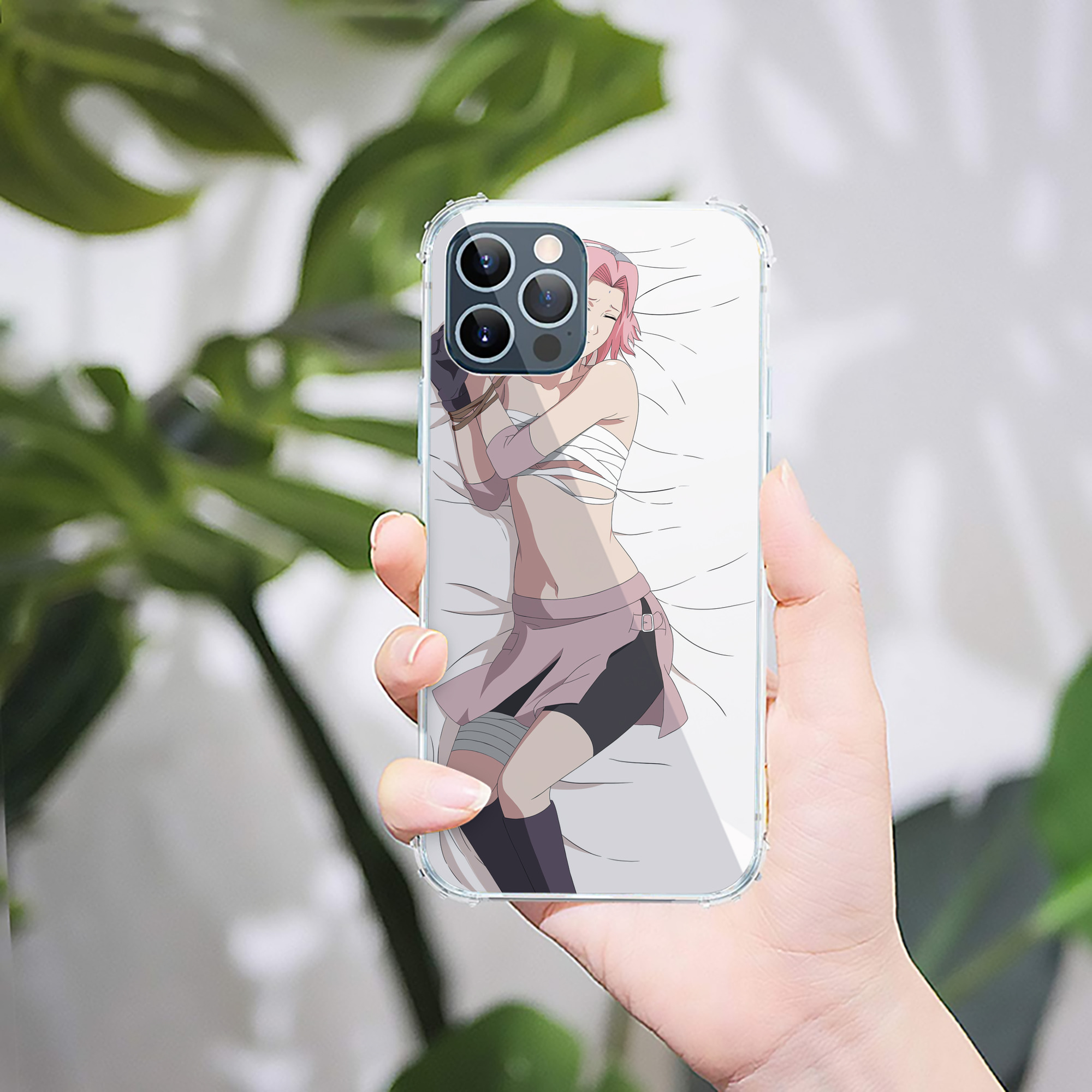 （画像用） NARUTO -ナルト- NARUTO -ナルト- 疾風伝 【iPhone 12シリーズ対応】透明スマホケース（クリアソフトケース）
